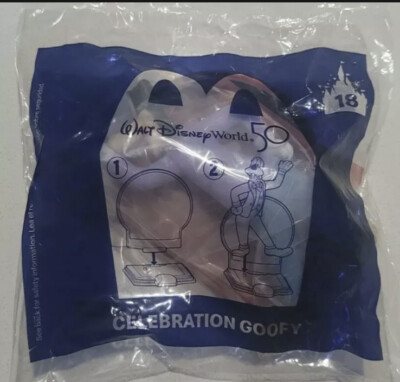 #18 GOOFY Walt Disney World 50 McDonald s 2021 Happy Meal Toy 50th Anniversary