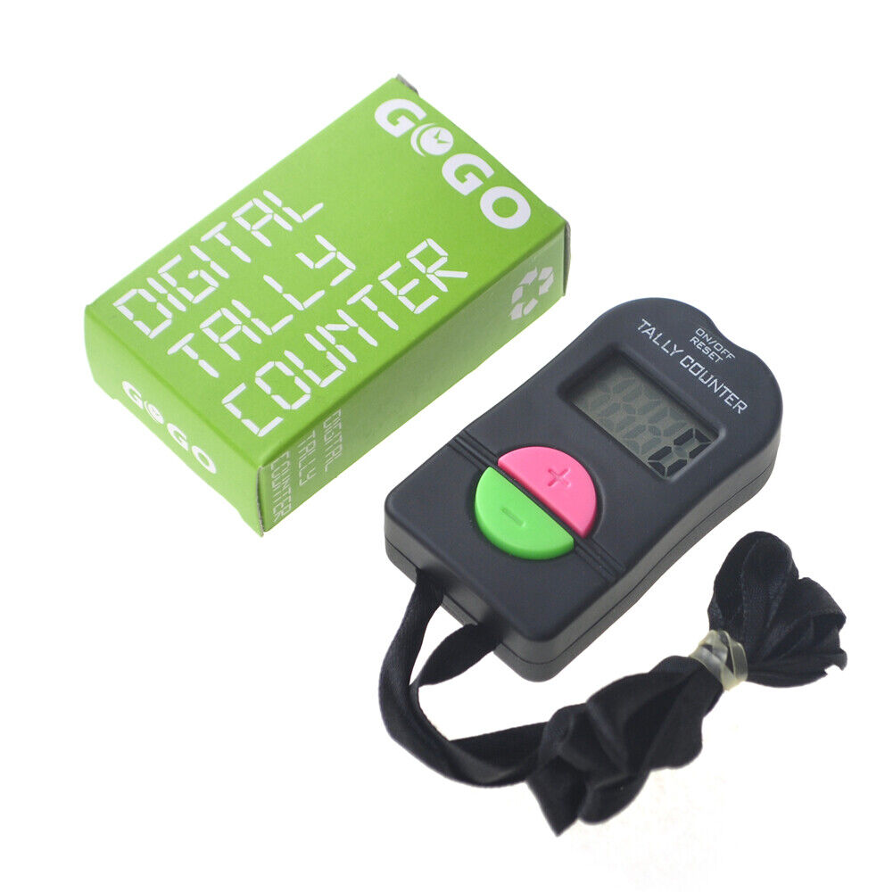 2 PCS Digital Tally Counter Electronic Hand Held Clicker Sports Counter  Add/ Sub