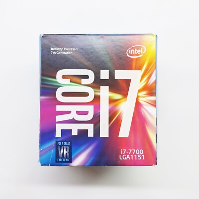 Intel Core i7-7700 3.6 GHz LGA 1151 Socket 4 Cores Desktop Processor BX80677I777