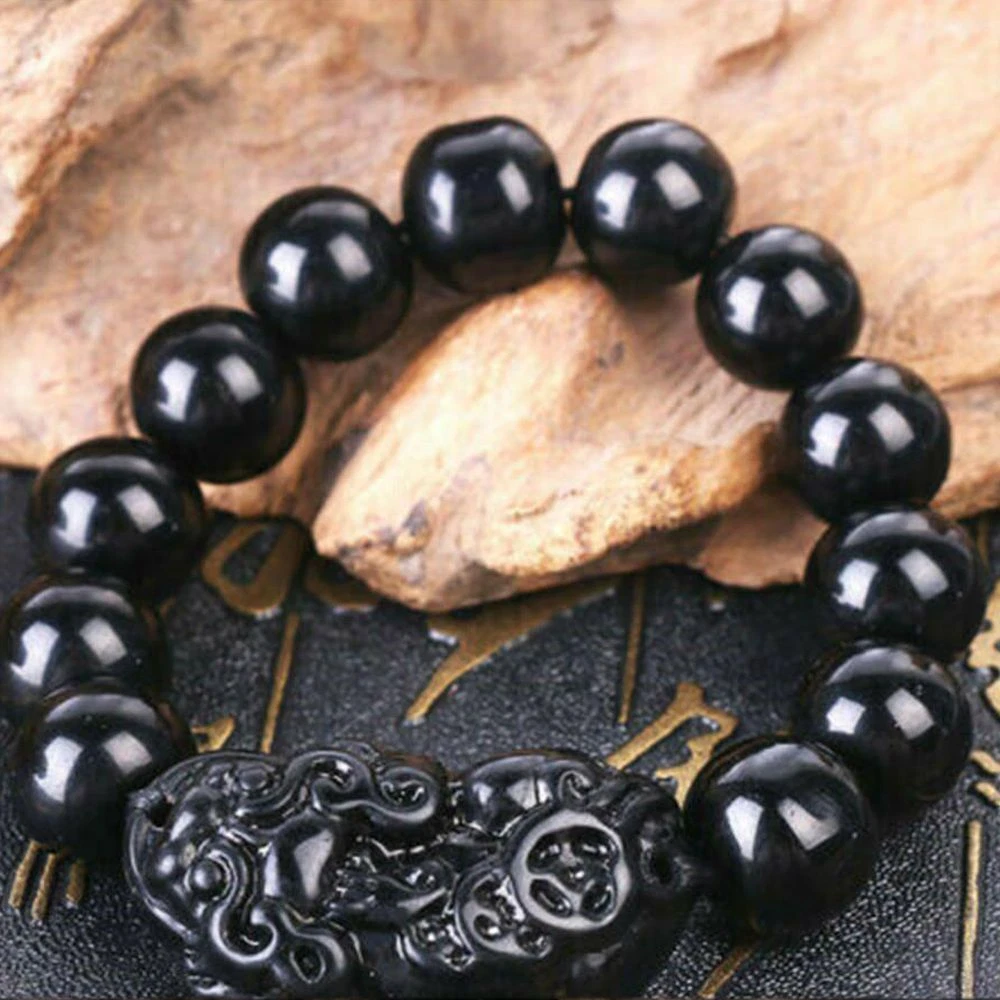 Obsidian bracelet outlet