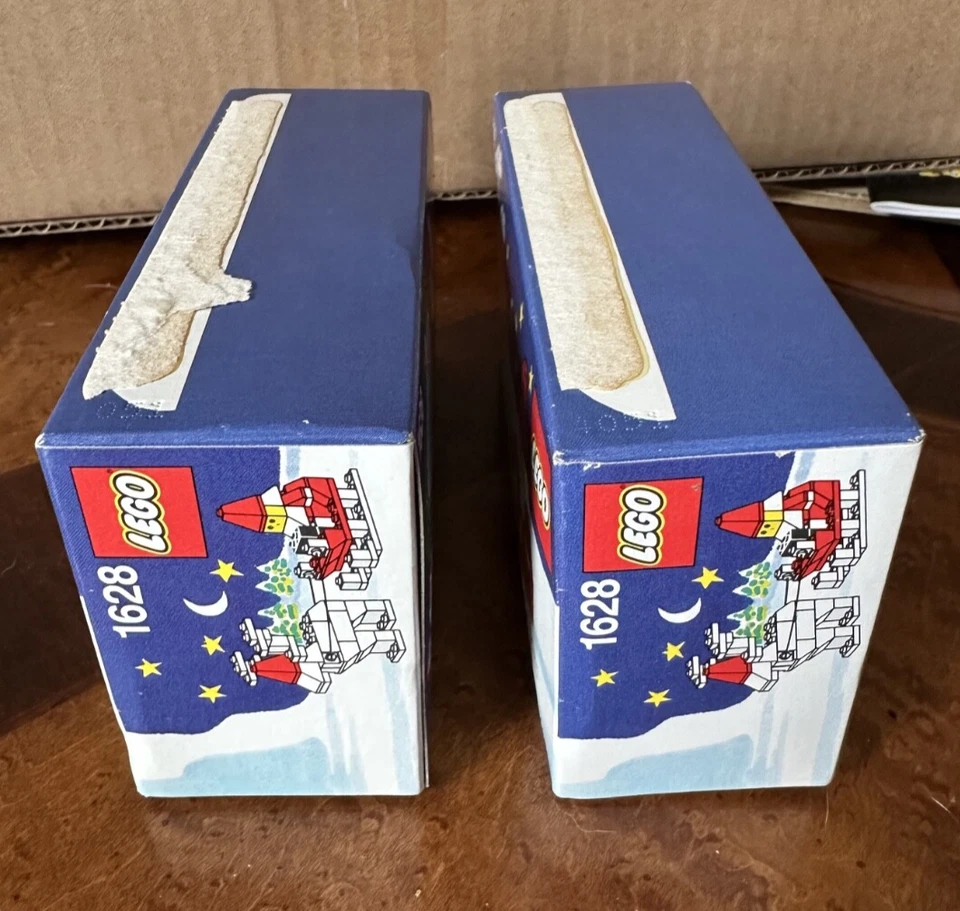 VINTAGE Lego Santa with Reindeer & Sleigh (1628) from 1989 - New in Sealed Box - Image 3 of 4