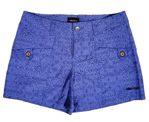 Marmot Womens Size 10 Blue Ginny Shorts NEW NWOT 