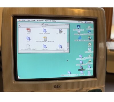 Apple iMac G3 Bondi Blue M4984, 233 MHz, 160MB, 6 GB, OS 9.2