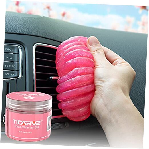 Car Cleaning Gel Detailing Putty Car Putty Auto Detailing Tools Car Rose red