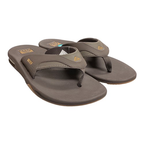 Reef Mulligan II Green Turf Lined Sandals Tee Up Bottle  display picture 1