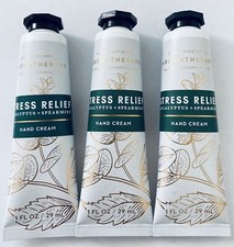3 BATH  BODY WORKS AROMATHERAPY STRESS RELIEF EUCALYPTUS Spearmint HAND CREAM