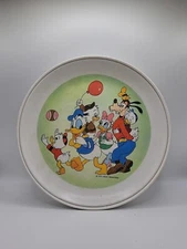 Vintage NHP Artisan Ware Disney Donald Duck Daisy Duck Goofy Plate TheFirstYears