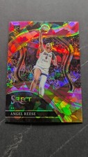 Angel Reese RC Rookie 2024 Panini Select Courtside Pink Ice Prizm Sky