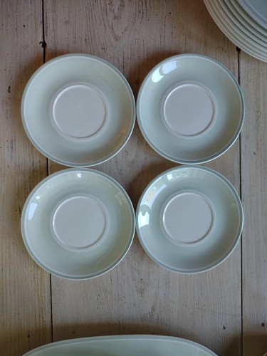 33 Piece VILLEROY & BOCH RONDO Dish SET PLATES Cups SERVING PLATTER Light Green - Picture 12 of 22