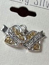 Sterling Silver Mother Daughter Charms
