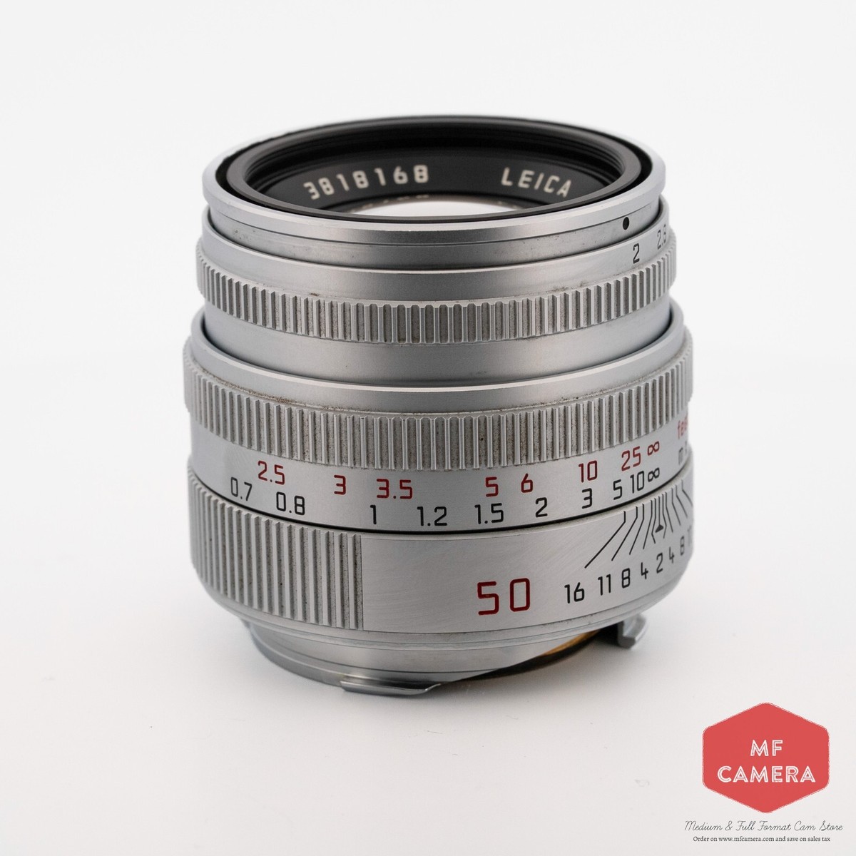 Leica Summicron-M 50mm f/2 Lens #11827 (Silver), USA Seller Leica Summicron-M 50mm f/2 Lens #11827 (Silver), USA Seller