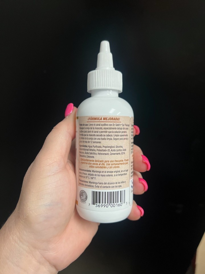 Dr. Gold's Ear Therapy DOG CAT Pet Ear Cleaner ANTIFUNGAL ANTI