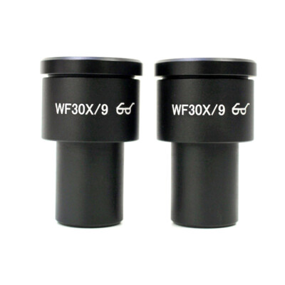 WF30X/9 High Eye-point Eyepiece Wide Field View Ocular for Biological Microscope