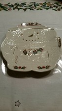 Cute FORMALITIES by BAUM BROS 10 piece SNOWMAN/Holiday MINIATURE Child's Tea Set