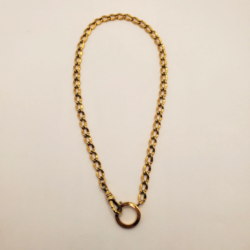 Gold 1/20 12K Krementz Pocket Watch Chain 13.5" Large Clasp Vintage eBay