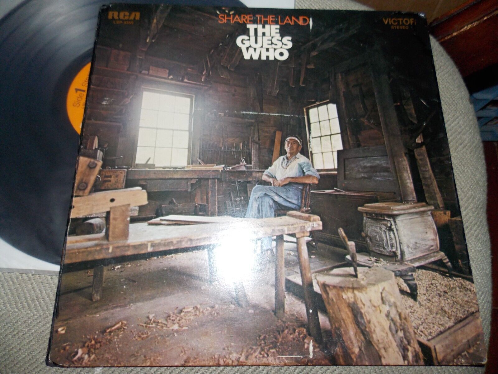 THE GUESS WHO SHARE THE LAND LSP 4359 VG+VG+  1970
