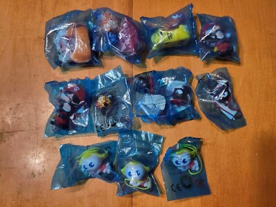 LOT OF 12 STRASPEED Kinder Surprise Collectible Vintage Toys Cake Toppers READ