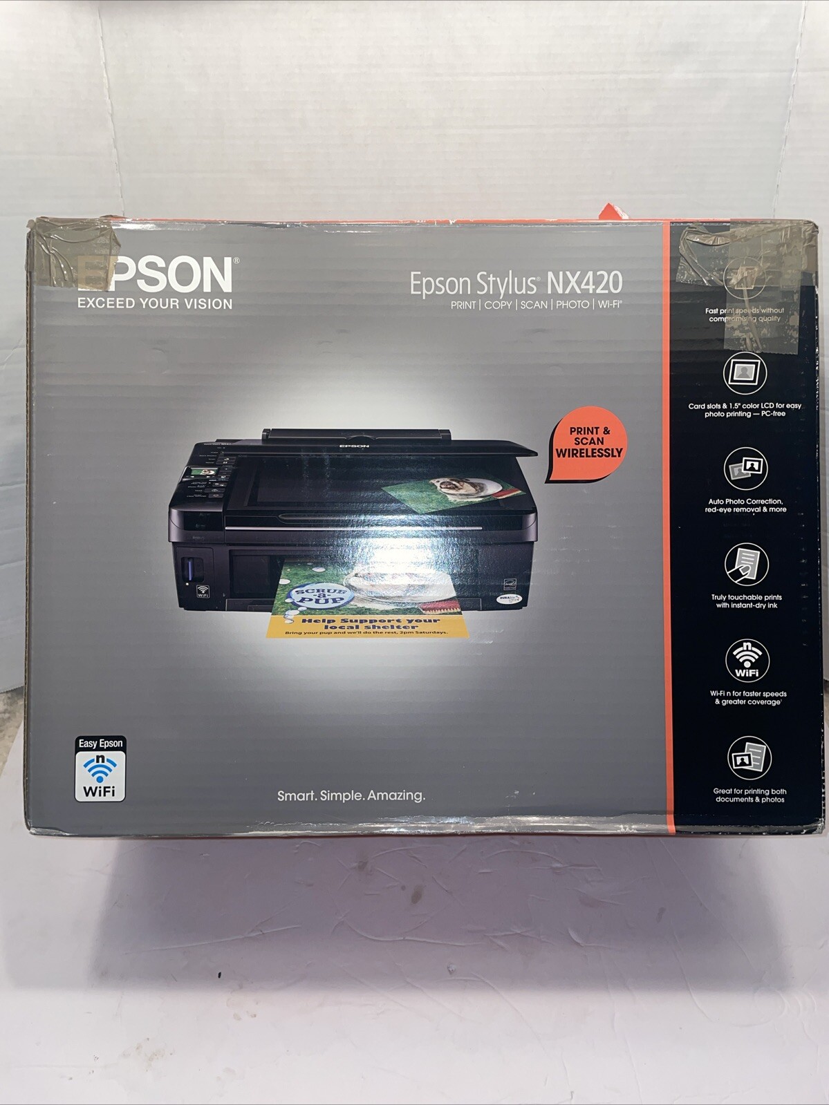 Epson Stylus NX420 AllInOne Inkjet Printer 10343875999 eBay