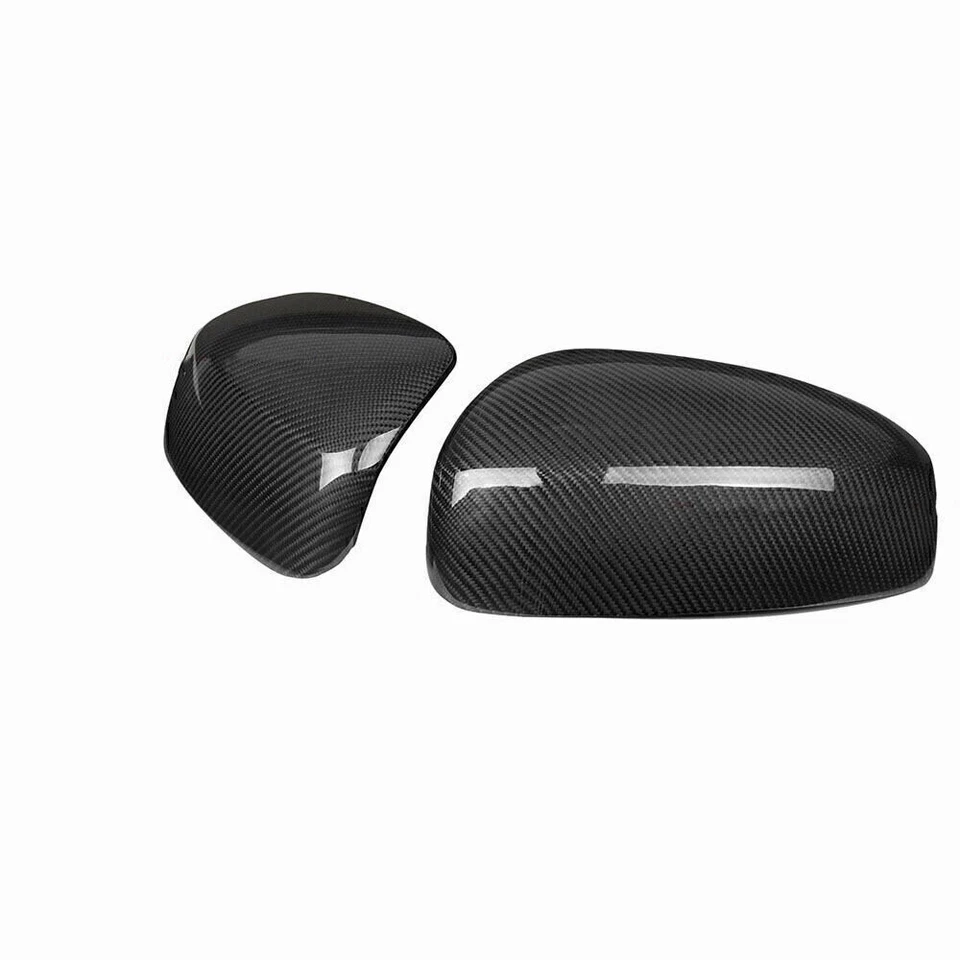 2x Cubierta de espejo retrovisor lateral de fibra de carbono negra para Mazda RX-8 2008-2011 Foto 2 de 4