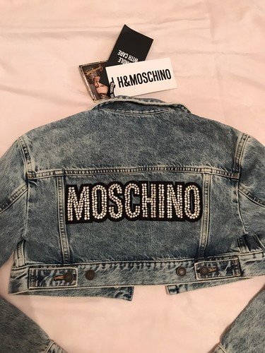 MOSCHINO H\u0026M Denim Jacket Size XS | eBay