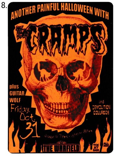 The Cramps PSYCHOBILLY Vinyl Stickers Decal Garage Horror Poison Ivy Punk Lux - Picture 9 of 21