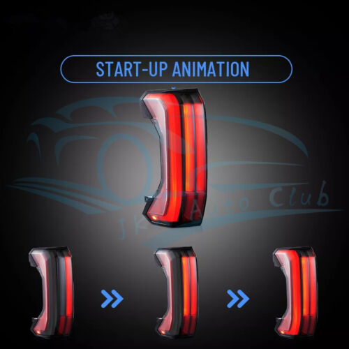 For 2022-2024 Toyota Tundra Pair Rear Lamps Smoked LED Tail Lights Assembly k - Picture 4 of 9