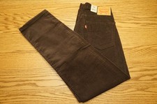 NWT MEN'S LEVI CORDUROY PANTS 505 Multiple Sizes Regular Stretch Brown 69.50