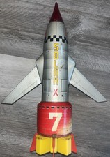 Vintage Nomura T.N Solar X S-X7 Collectible Tin Space Rocket Japan Aircraft