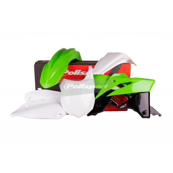 Kit Plastica Komplett Polisport Kawasaki FüR Motorrad Ersatzteil-image