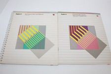 Apple IIe 80-Column Text Card Manual Extended Supplement Vintage Original Pair