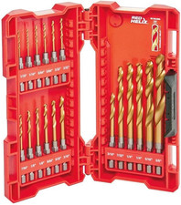 48-89-4680 18-Piece Shockwave Impact Duty Thunderbolt Titanium Drill Bit Set W/A