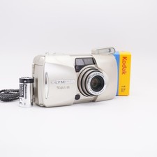 Olympus Stylus 105 mju Zoom 38-105mm Film Camera  Film Tested