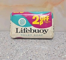 Vintage 1970s Lifebuoy Soap Unopened New Old Stock 2p Off Prop