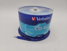 50 Pack Music CD-R Discs Media for Audio MP3 Data Recordable Spindle Blank *READ