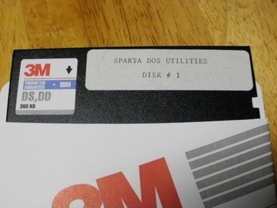 ICD SPARTA DOS UTILITIES Disk 1 for ATARI 800 XL XE Computers