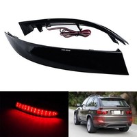 BMW X5 E70 LCI 2010-13 Schwarzer Led-Blinker Reflektor Bremslicht Links+Rechts