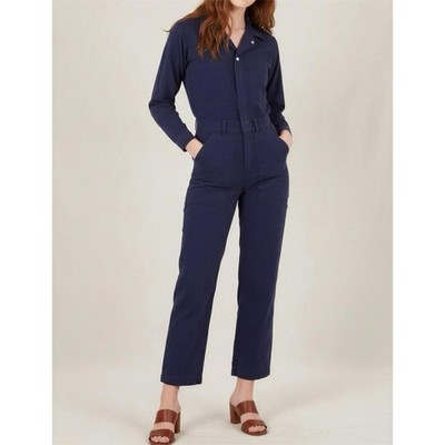 BIG BUD PRESS Everyday Long Sleeve Jumpsuit,   Blue, 2XL