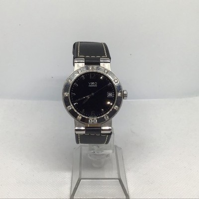 Movado Vizio S-steel Black Dial Diamond Bezel Women\'s Watch MOVADO VIZIO S-Steel Black Dial Diamond Bezel Women main image 3