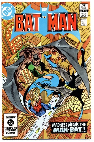 BATMAN #361 F, 1st Harvey Bullock, Direct DC Comics 1983 Stock Image