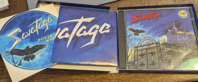 CD: Savatage - Poets and Madmen - Limited Edition  2001 + Poster + Aufkleber Box