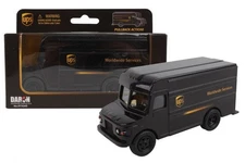 ups Package Truck With Pull Back Action Scale 1/43