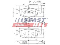 Fast BremsbeläGe BremsklöTze Vorne FüR Fiat Punto 199_ 1.4 1.2 1.3 D Multijet