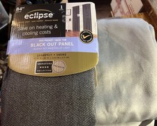 Eclipse Rod Pocket Back Tab 84 Blackout Panel Curtains 2 Read Desc