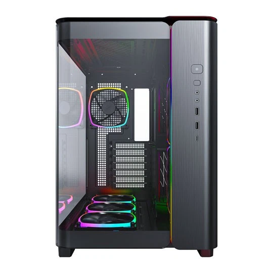 Montech KING 95 PRO Mid Tower Chassis, Black, Dual Chamber, 2x 140mm/4x 120mm AR - Image 3 of 4