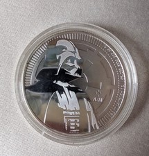 2017 Niue $2 Star Wars Darth Vader 1 oz .999 Fine Silver Coin In Capsule