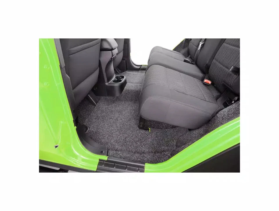 RealTruck BedRug 4 Pc Front Floor Liner Fits 2007-2018 Jeep Wrangler JK 4-Door Foto 4 de 4