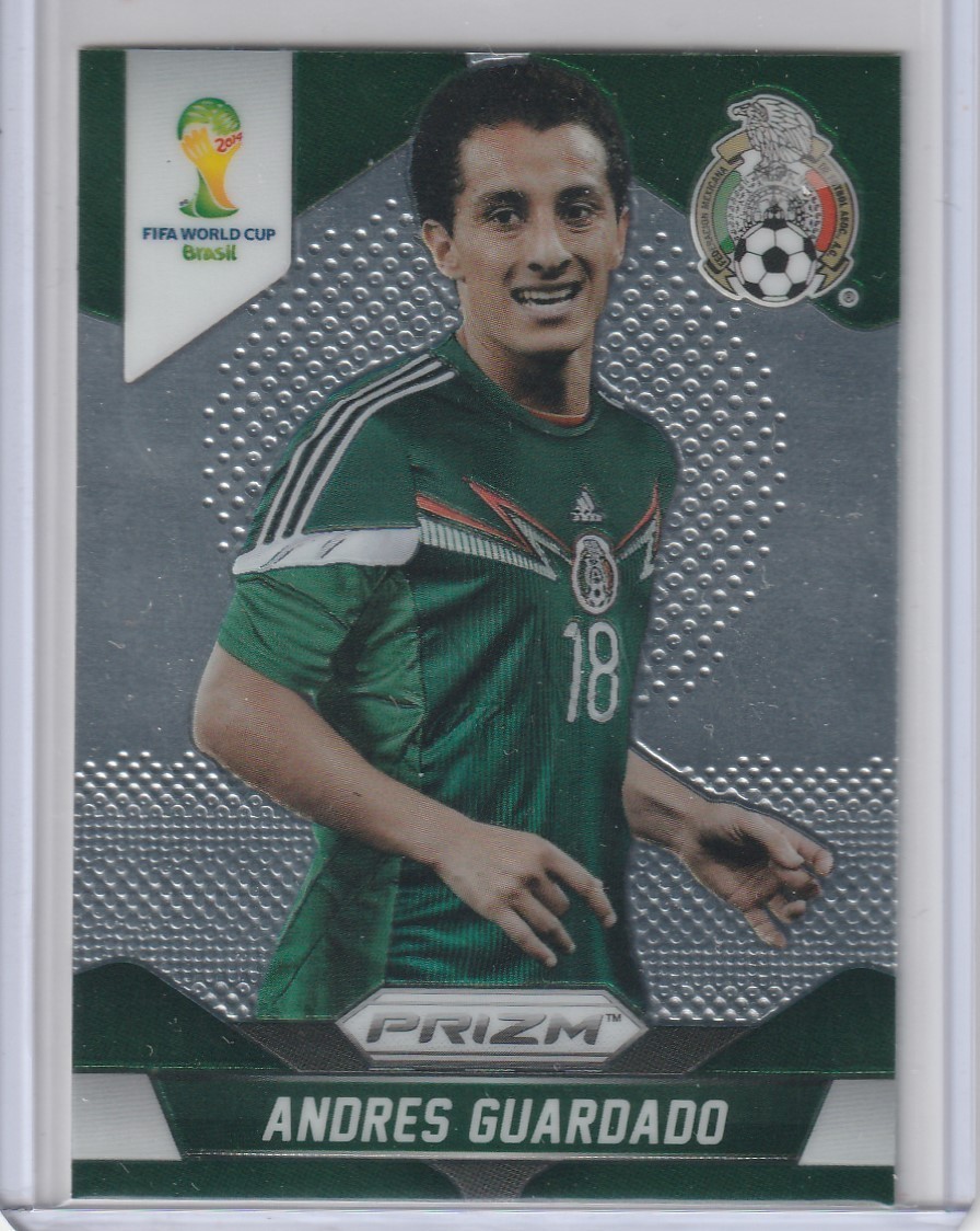 ANDRES GUARDADO Mexico 2014 Panini Prizm World Cup Brazil #146 Base Card /Qty