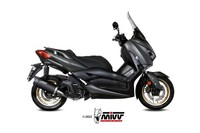 Kompletter Auspuff Mivv Mover Inox Schwarz Yamaha X-MAX 125 2021 - 2024