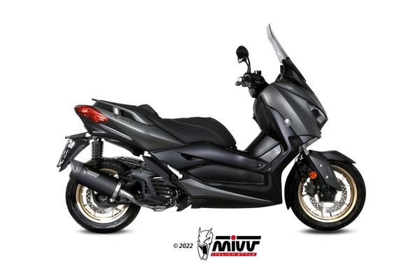 Kompletter Auspuff Mivv Mover Inox Schwarz Yamaha X-MAX 125 2021 - 2024-image