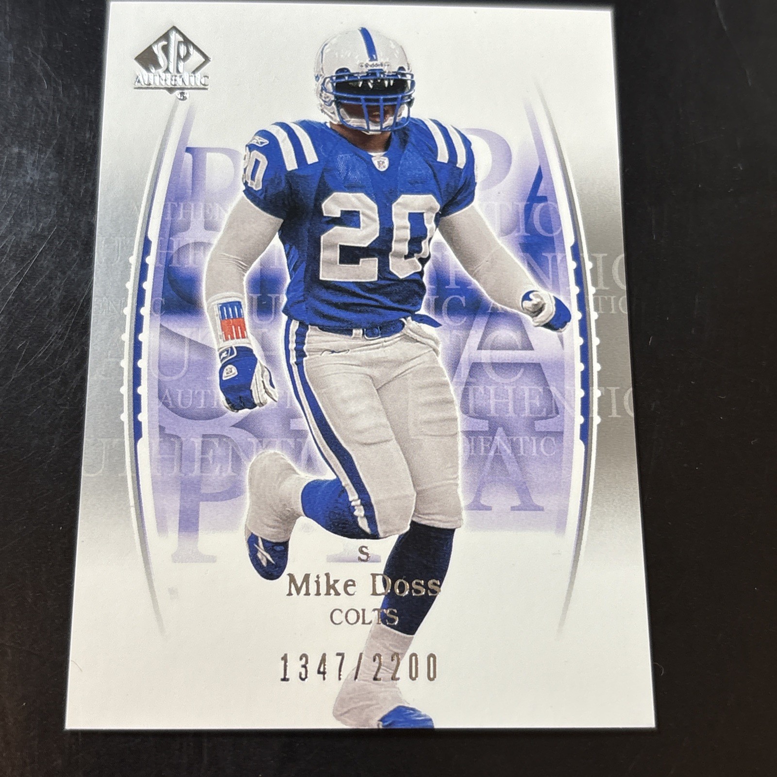 Mike Doss SP Authentic #119 Base